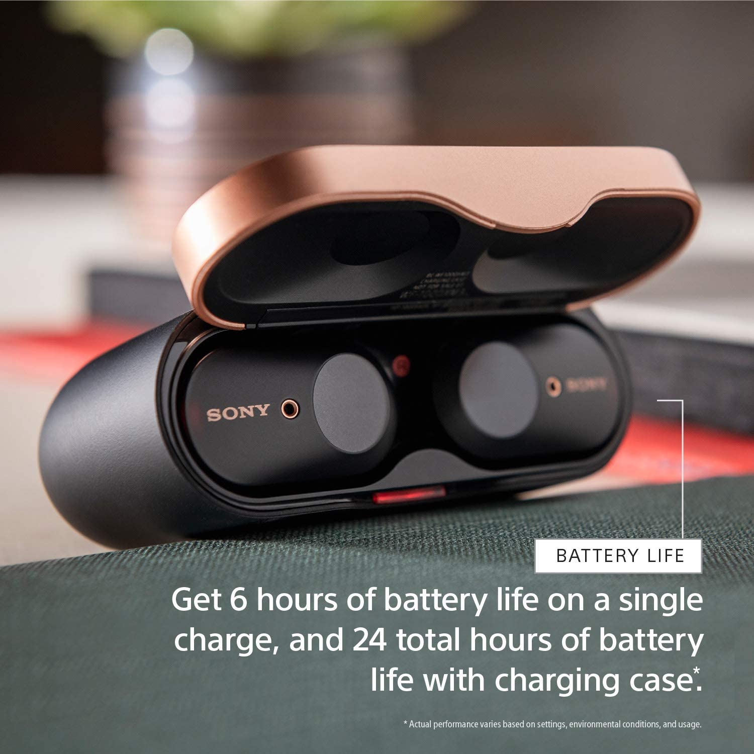 Sony WF-1000XM3 Wireless Earbuds AlexaVoice Control & Mic For Phone Call, Black (7331436888302)